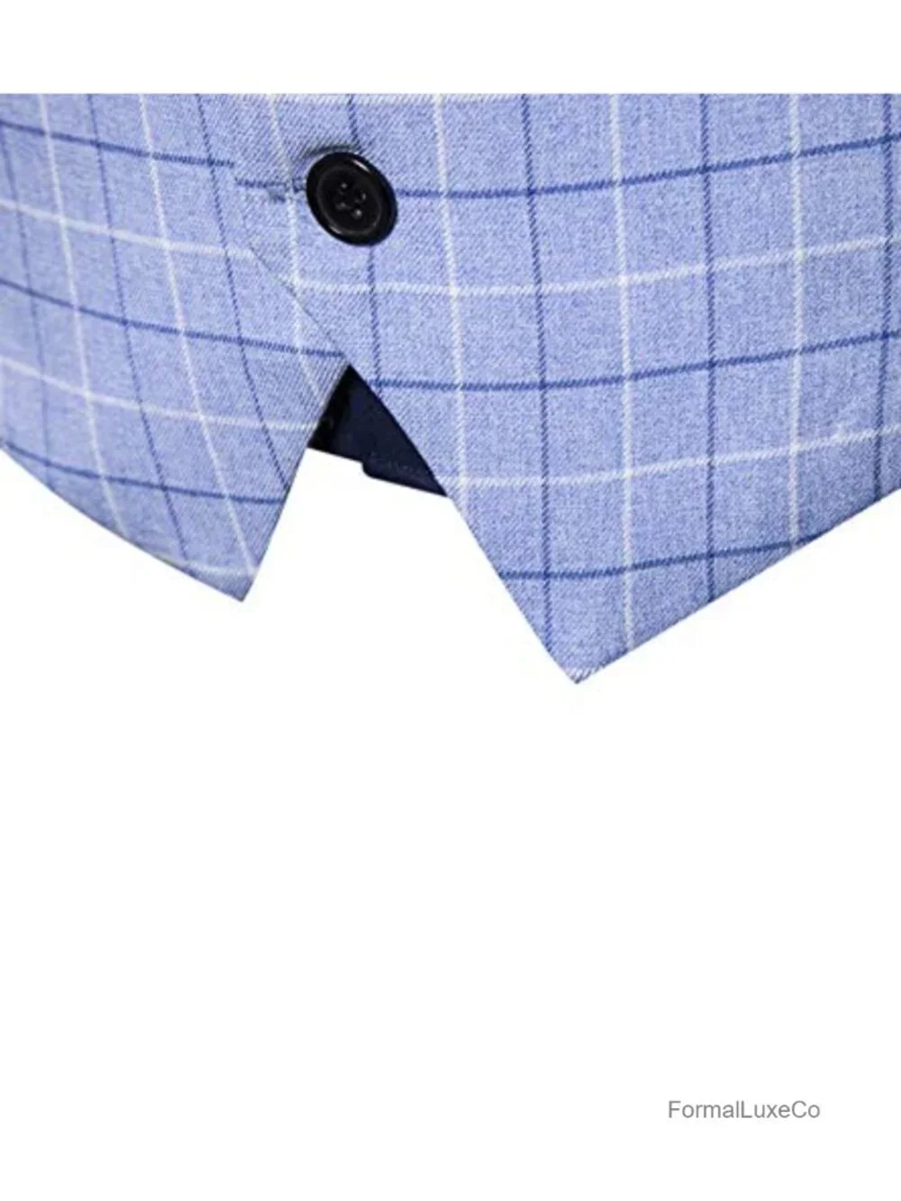 Men's Formal Suit Vest V-Neck Sleeveless 3 Pockets Button Closure Adjustable